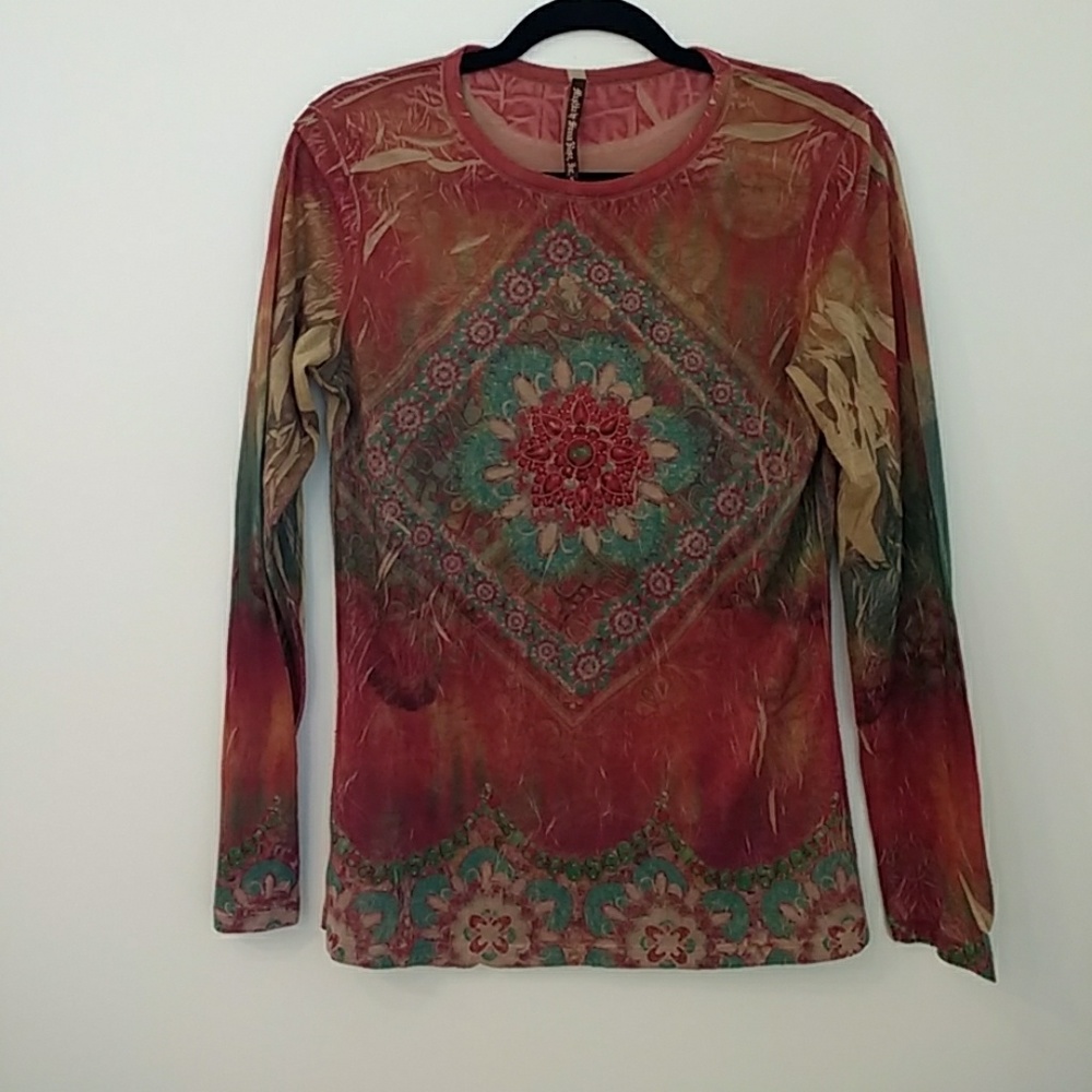 Long sleeved knit top